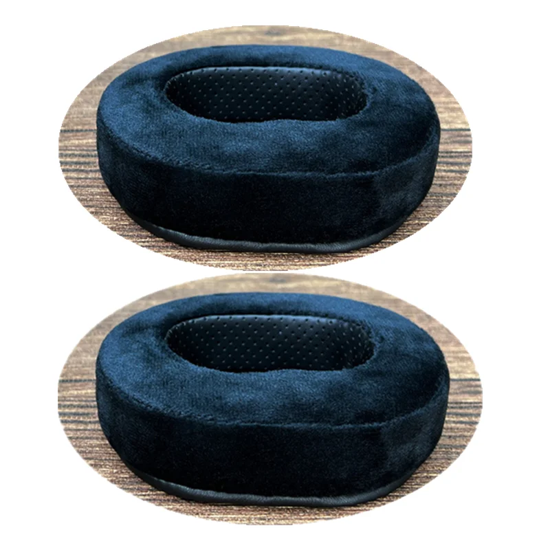 Aksamitne tkaniny owalne wkładki do uszu 110x90mm 90x70mm 100x80mm dla AKG dla HifiMan dla ATH dla Philips lub ATH M50X HyperX słuchawki Pad