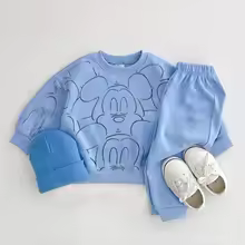 Cute Cartoon Tracksuit For Baby, Summer Printed Clothes, Stylish Sets.