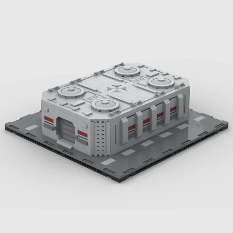 Bloques de construcción Moc modelo de películas de estrellas, barracks militares, tecnología Base, bloques modulares, regalos, juguetes de Navidad, conjuntos DIY de montaje