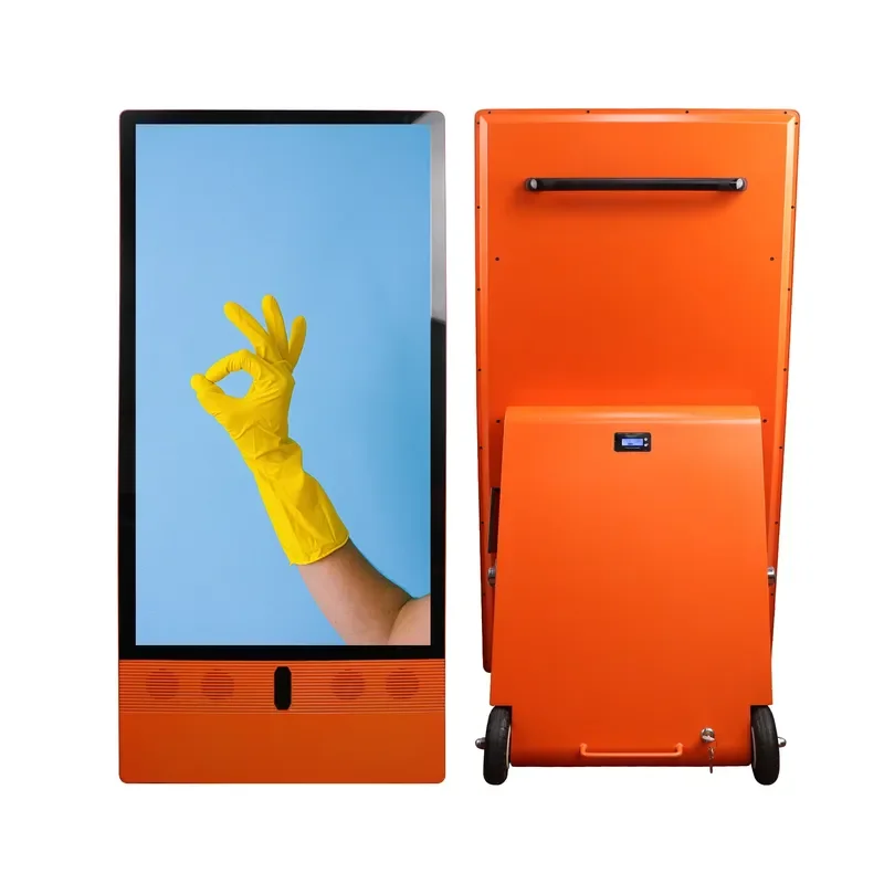 43-Inch Indoor Vertical Touch Kiosk Android PC LCD Digital Signage Display High Visibility Advertising Screens