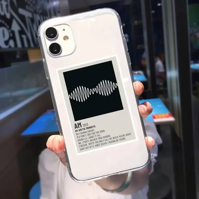 Arctic Monkeys Band Silicone Phone Case for iPhone 15 14 13 12 11 Pro Max X Xs Max XR SE 2020 8 7 Plus Soft Transparent Cover