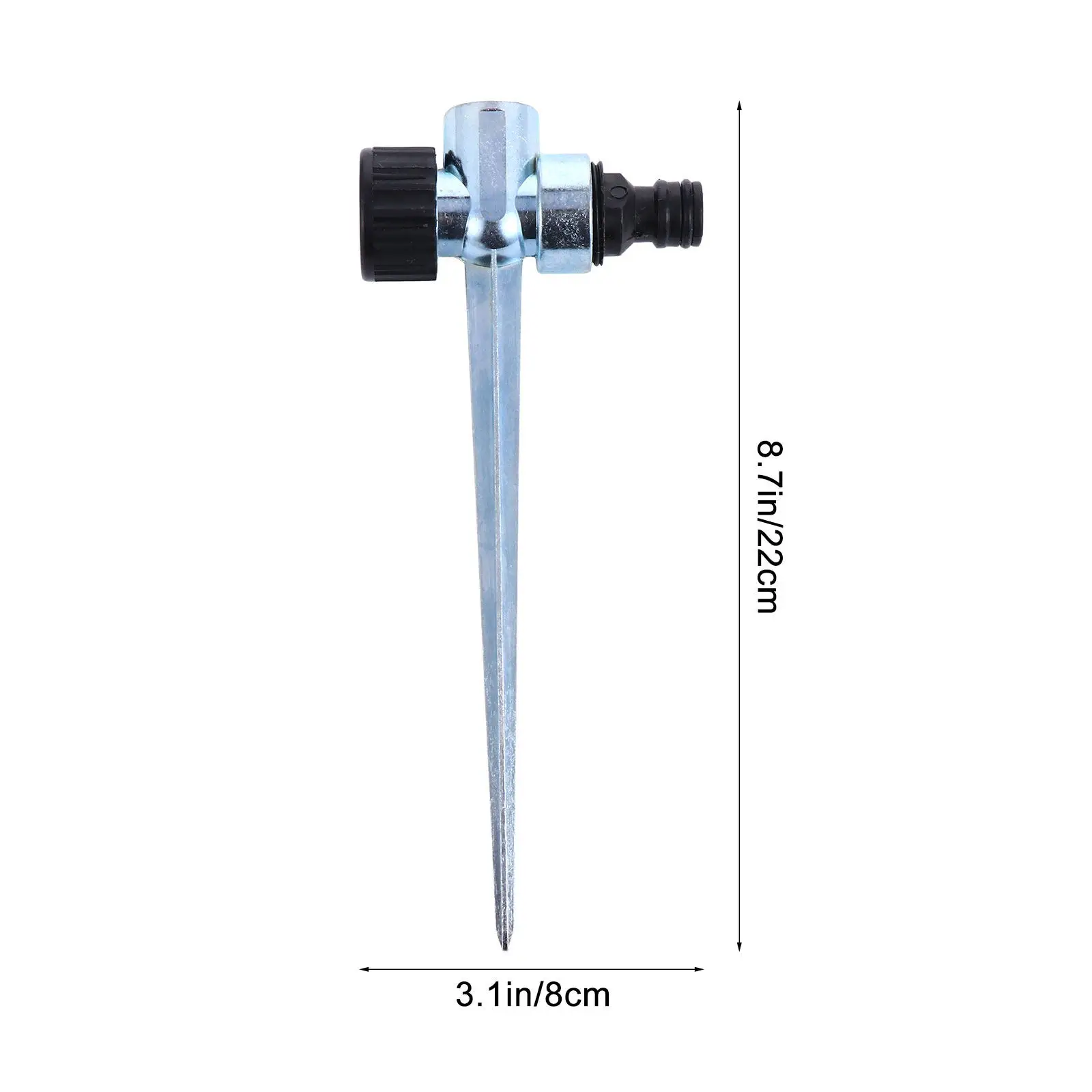 3Pcs Lawn Sprinkler Spike Ground Type Multifunctional Garden Spraying Energy Saving Irrigation Watering Stake Sprinkler Stake