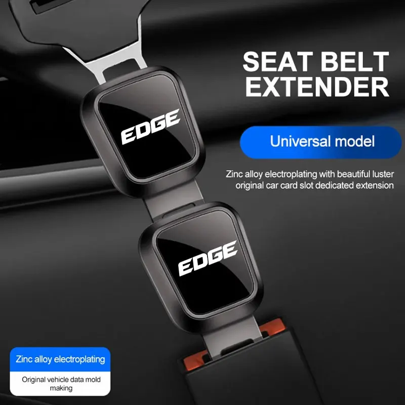 

Car Seat Belt Extension Shoulder Straps Extender Button Universal Accessories For Ford Edge