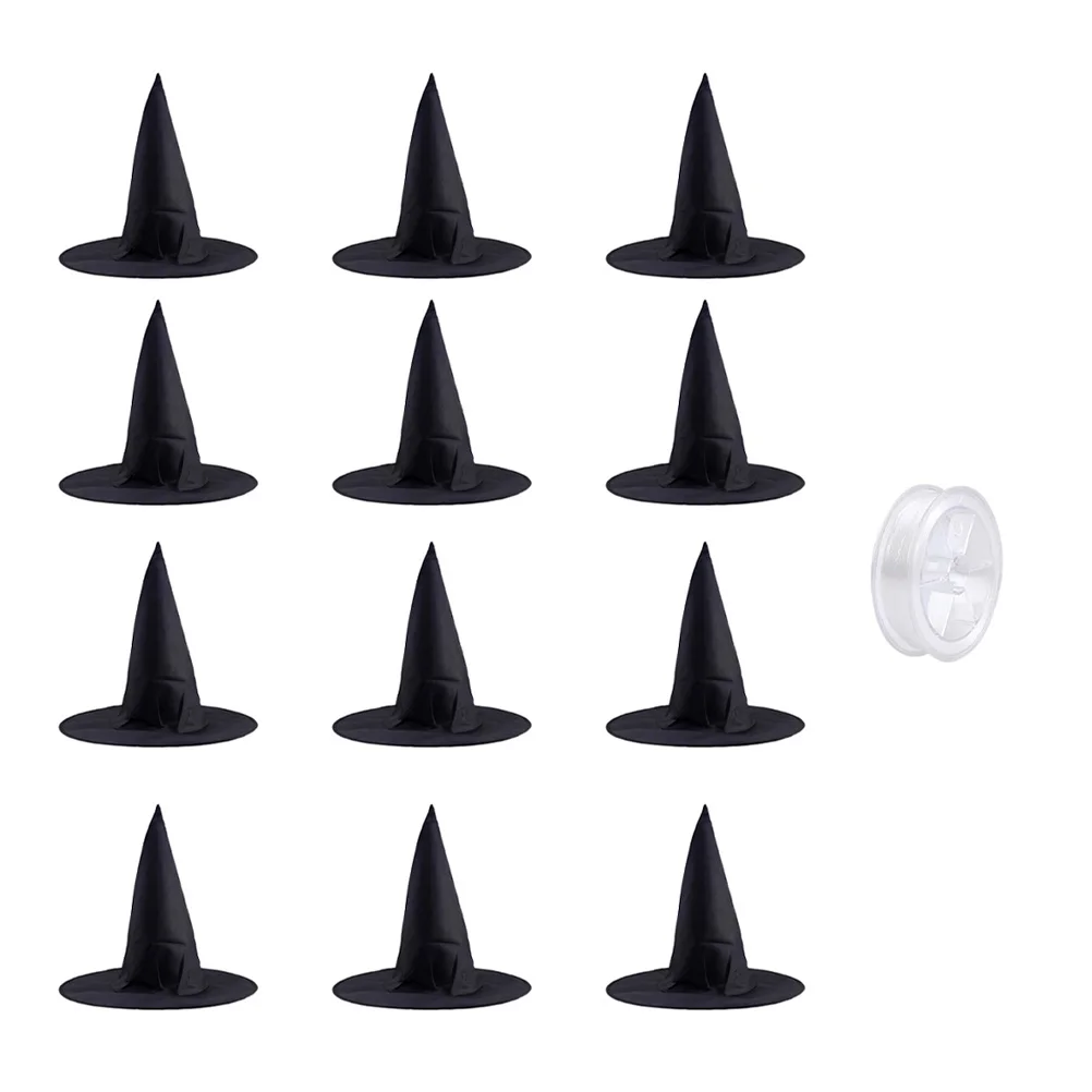 

Witch Hat Cosplay Halloween Elegant Party Decor Costumes for Decoration Ornament