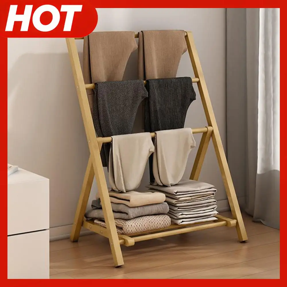 

Бамбуковая складная полка для хранения с подставкой для одеял, держателем для полотенец и органайзером для душа, ванны, бассейна