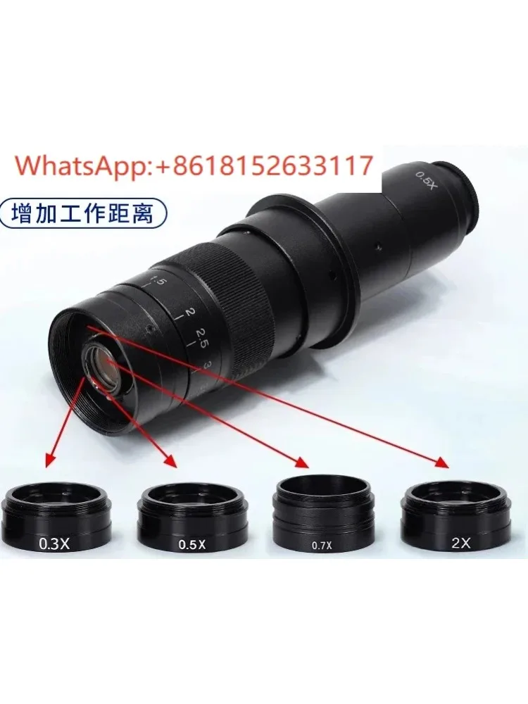 كاميرا صناعية مجهر فيديو إلكتروني XDC-10A عدسة موضوعية مساعدة أحادية العين