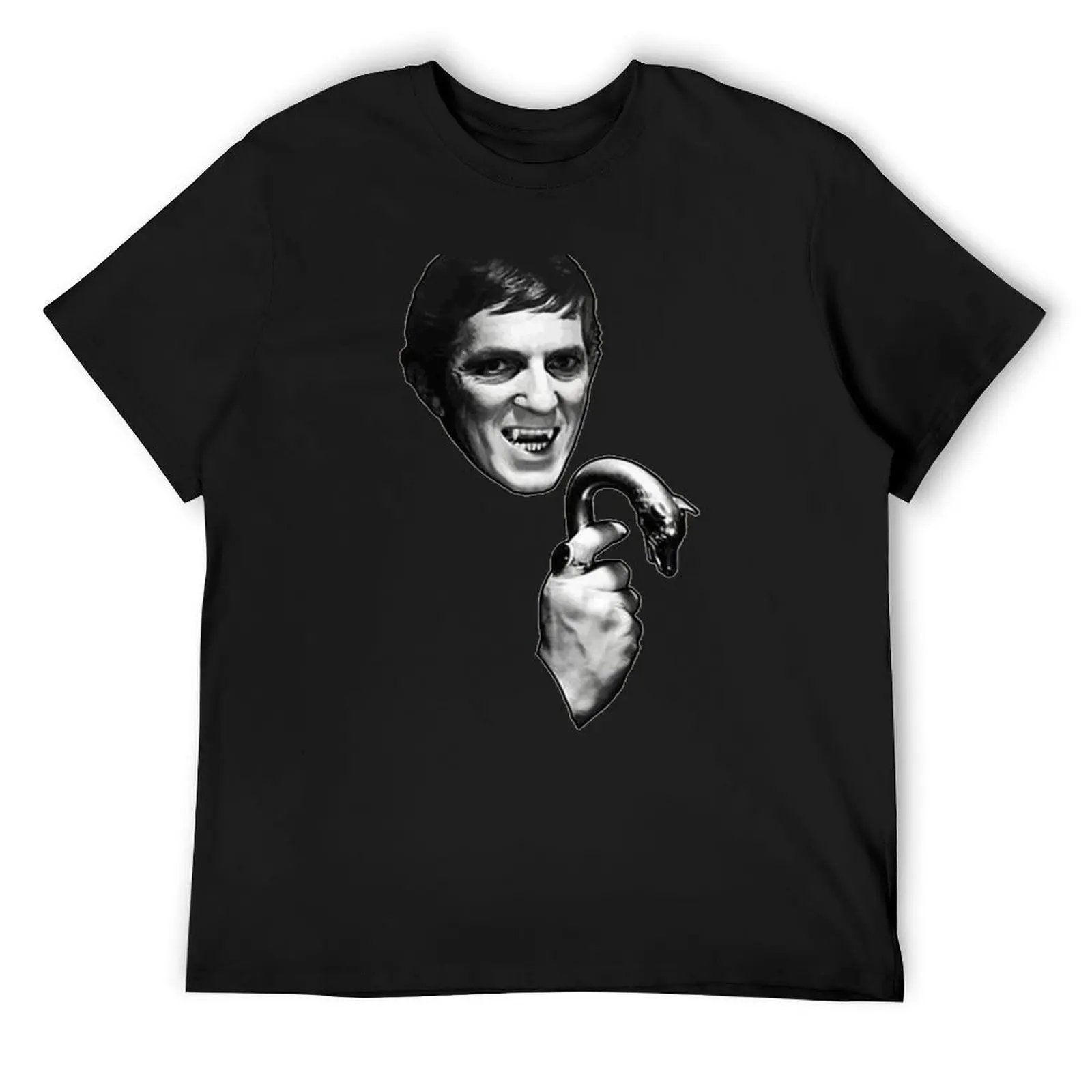 

Dark Shadows Barnabas Collins Jonathan Frid Horror T-Shirt Funny t-shirts anime tshirt Men's t-shirt