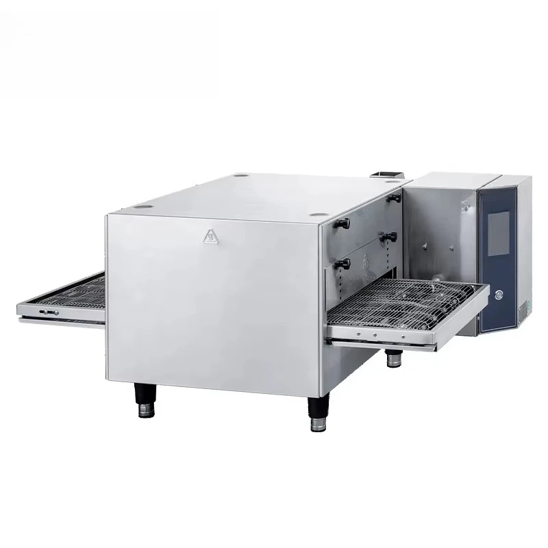 Efficient Intelligent Pizza Conveyor Oven 16 Inch Cooking Local Food  Chicken Wing Electric 220V Pizza Belt Oven