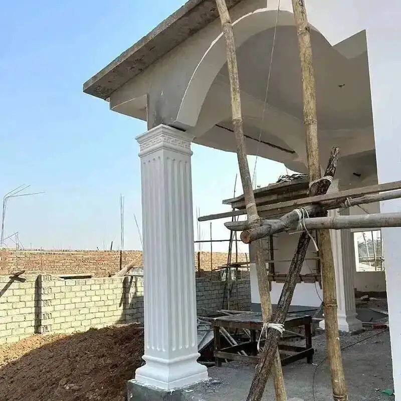 European Simple Square Molds Roman Column Decorative Garden Building Villa Gate Template Column Model Cement Square Column Shape