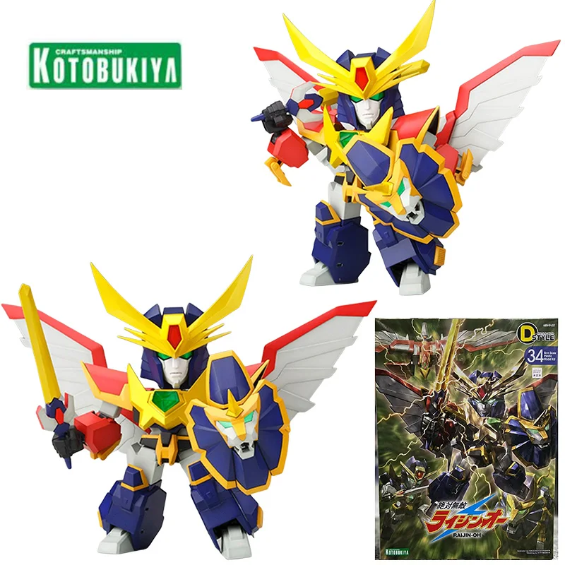 

Kotobukiya KP260 D-Style Raijin-Oh Фигурки Matchless Raijin-Oh Аниме Модель Комплект Игрушки для Мальчиков Оригинальная Коллекция Коробки