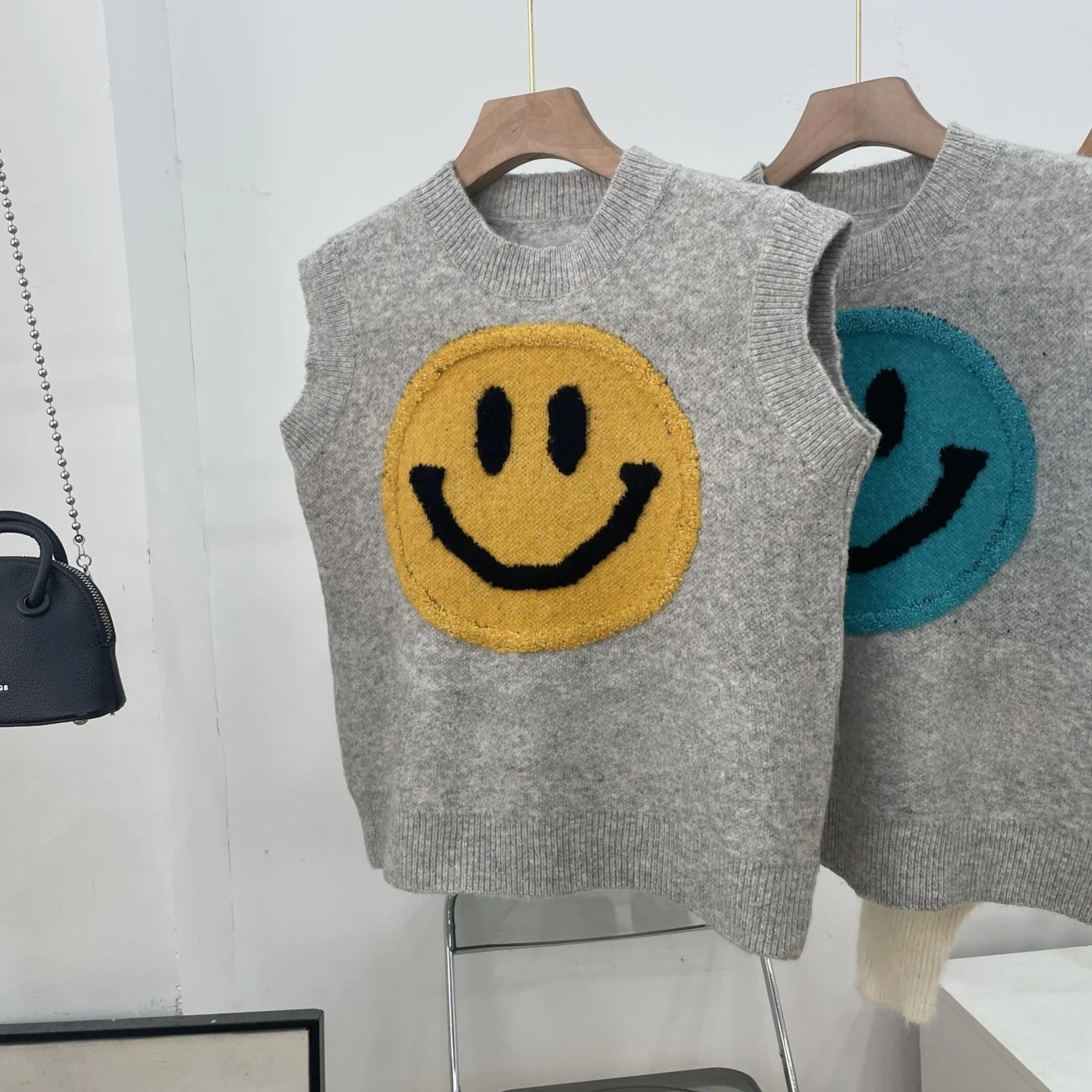 سترة بلون نقي سترة مستديرة Ne Svel بقصة ضيقة للخريف الدافئ J7 أنبوب مستقيم حلو عادي Sve ربيع طويل