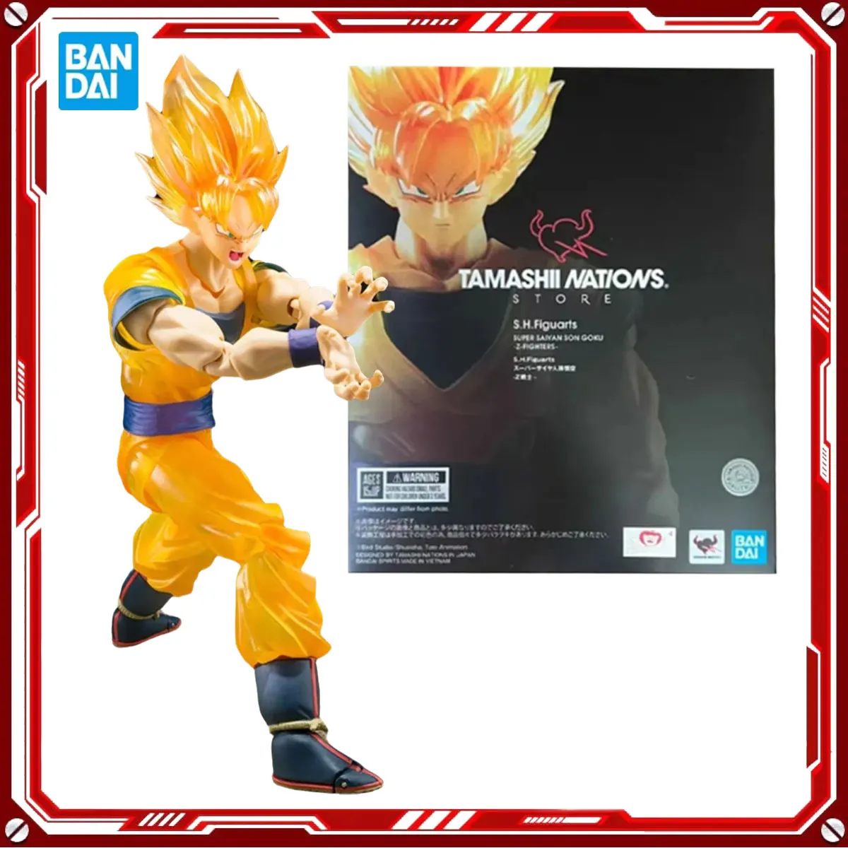 

Bandai Genuine Dragon Ball Model Kits Son Goku Z Fighters TNT Toy SHF Action Figure Assembly Model Gift School Christmas Present