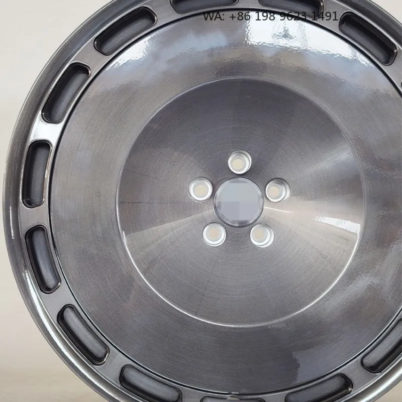 High end customized wheel hub Multiple  Inch deep concave forged alloy rims, 5x3 PCD gold polished finish, single piece sporty