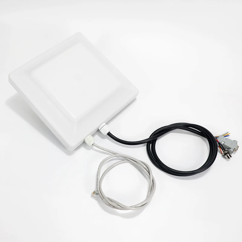 FONKAN 7dbi Antenna UHF RFID 6M ISO18000-6C Wiegand 26/34 / RS232 7dBi Antenna UHF RFID Integrated Reader