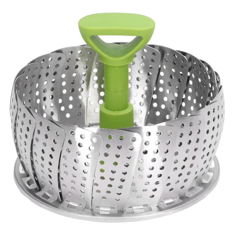 

Steam Basket Multipurpose Stainless Steel Folding Steam Rack Cooking Utensils For KitchenS