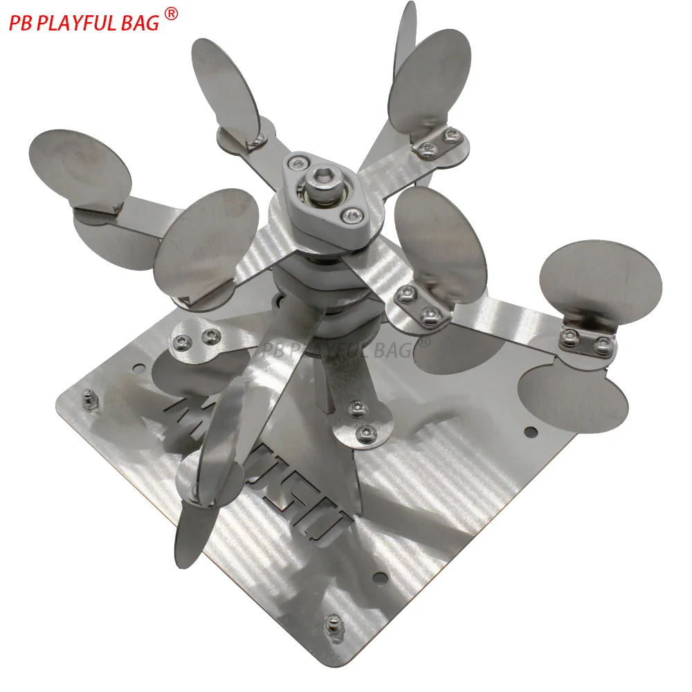Objetivo de Metal giratorio de tres capas BB Airsoft, pistola de juguete de bala suave, entrenamiento de tiro, árbol de objetivo giratorio de acero inoxidable QJ103