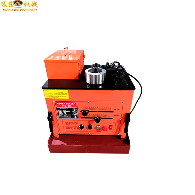 Customized 220v-110 Motor Power Stirrup Bender Machine 6-32mm Stainless Steel Bar Hoop Bending Machine Metal Processed