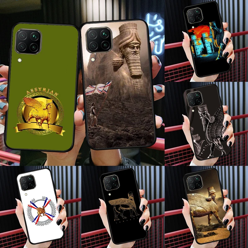 Lamassu Assyrian Winged Bull For Huawei P30 P60 Pro P20 P40 Lite Nova 9 10 SE 12s 12i 11i 8i Y91 Y60 Y70 Y72 Y90 Y61 Case