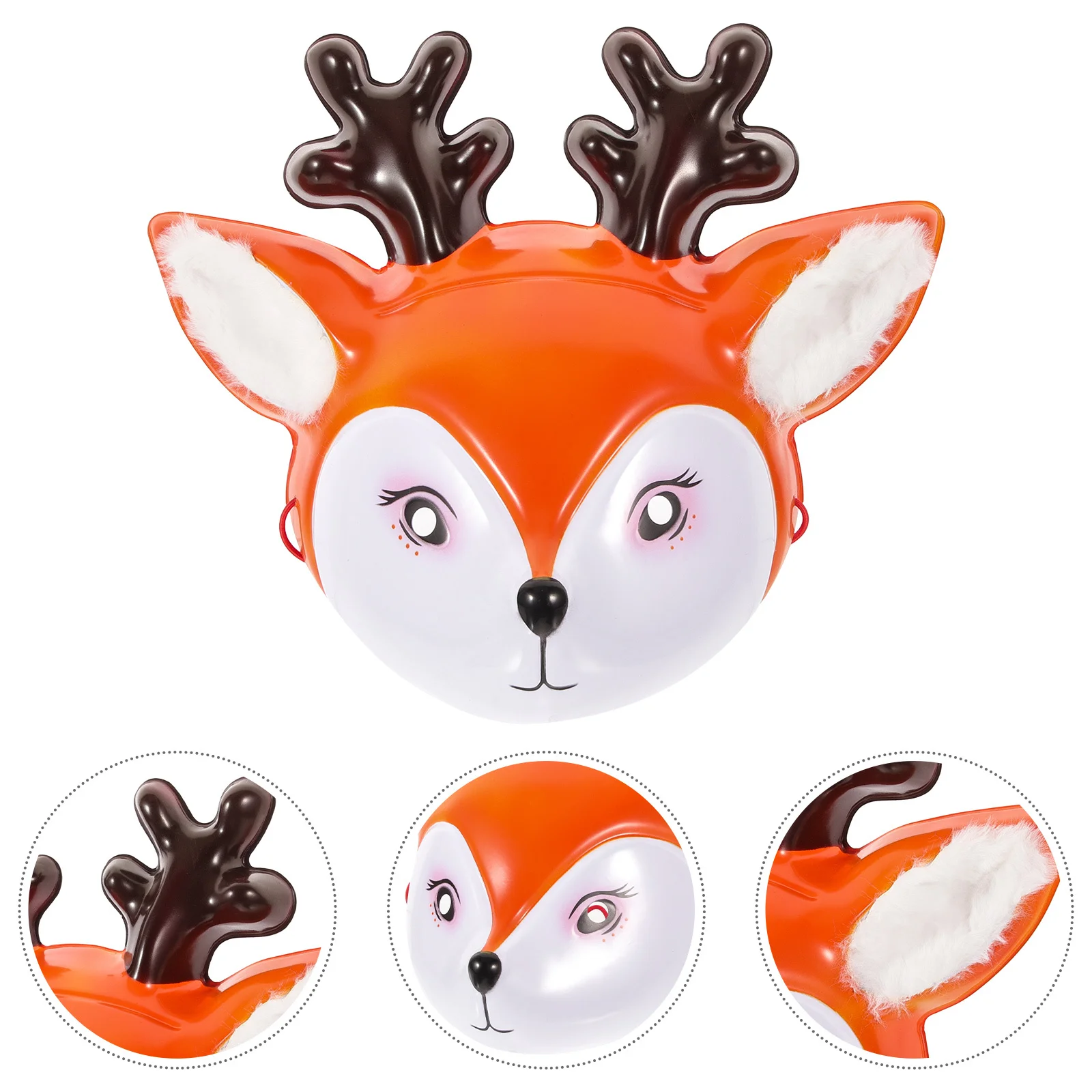 

Deer Head Mask Halloween Cosplay Prop Colorful Mask Festival Decoration for Masquerade Carnival Performance