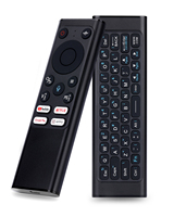 2.4G & Bluetooth Air Mouse with Keyboard for PC, TV, Laptop - IR Learning Function, Aluminum Shell, Wosung Remote Control