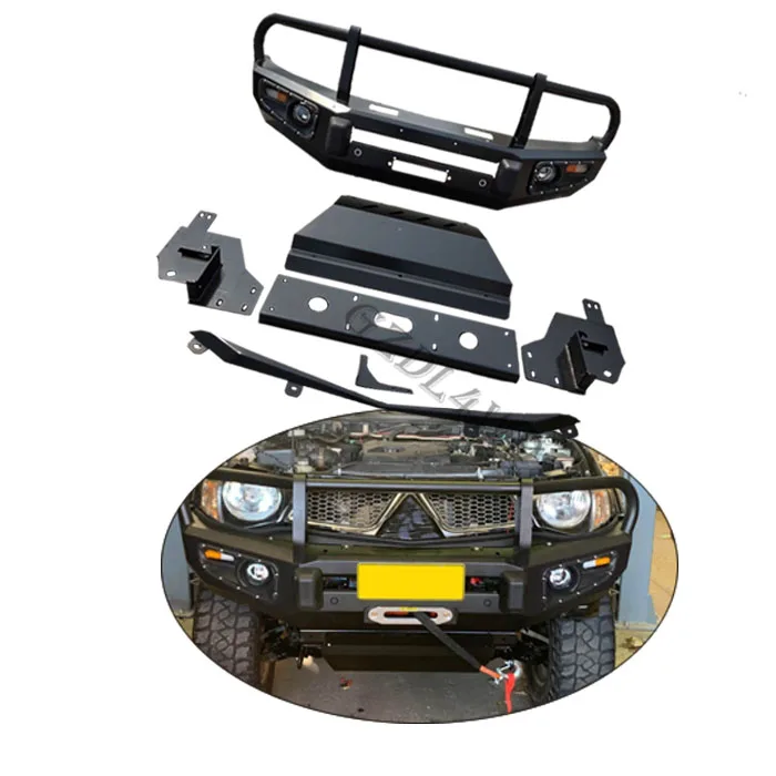 Heavy  Winch Bumper Suits for Tirton /  4x4 Bull bar Front Bumper for L200 06-14