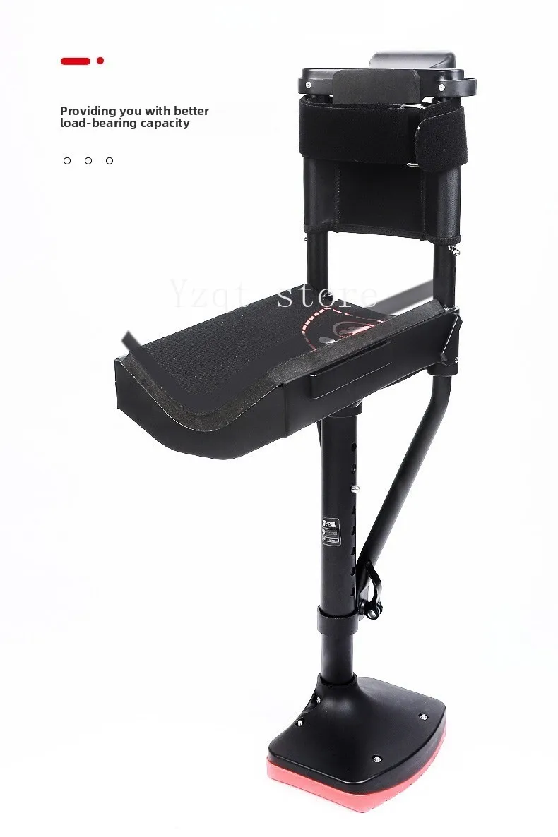 Ankle fracture, walking aid, ankle injury, walking artifact, single leg auxiliary walker, sprained non-slip telescopic crutches