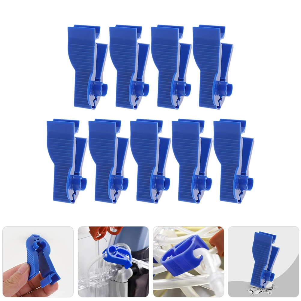 

9 Pcs Peritoneal Dialysis Supplies Abdominal Clamp Abs Peritoneoclysis Bag Clips