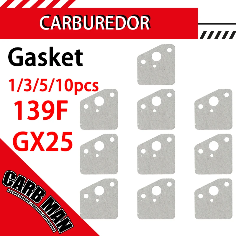 

139F Chainsaw Trimmer Carburetor Gasket Repair Kit For Honda GX25 GX25N GX35 GX31 HHB25 HHH25 K20-WY K10-WYJ FG110 4T Engine