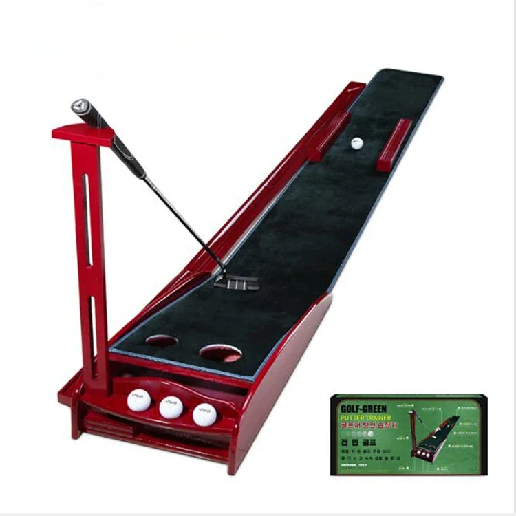 

Golf Korean version of the putter practitioner, velvet solid wood belt corrector putter supplies