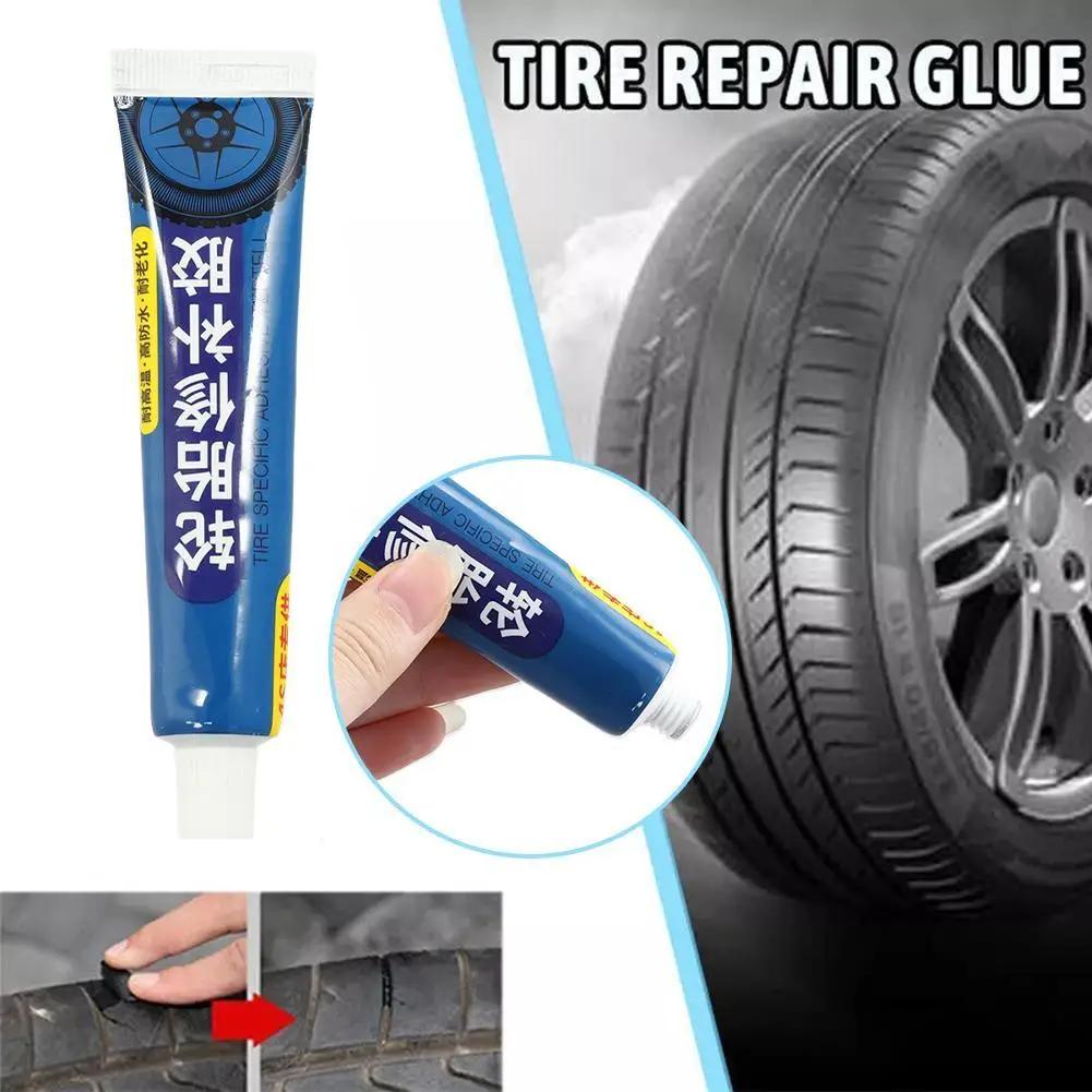 

Car Tire Side Cracks Sealants Long Lasting Revolutionary Car Seal Tire Repair Glue Waterproof Strong Rubber Adhesive Tool