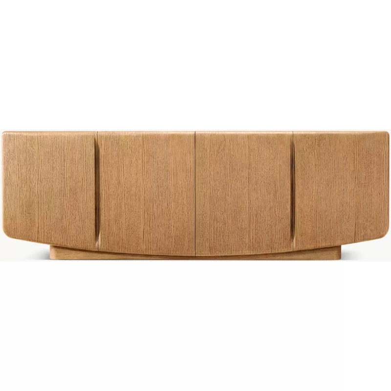 

Four-door media console TV cabinet coffee table combination Italian six-door living room floor cabinet audio-visual cabinet