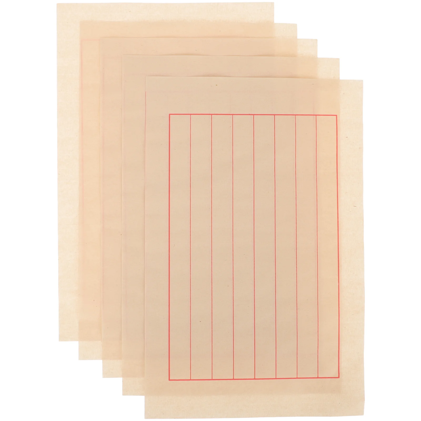 50 Sheets Rice Paper Calligraphy Supplies for Practice Xuan Writing Handwritten Stationery