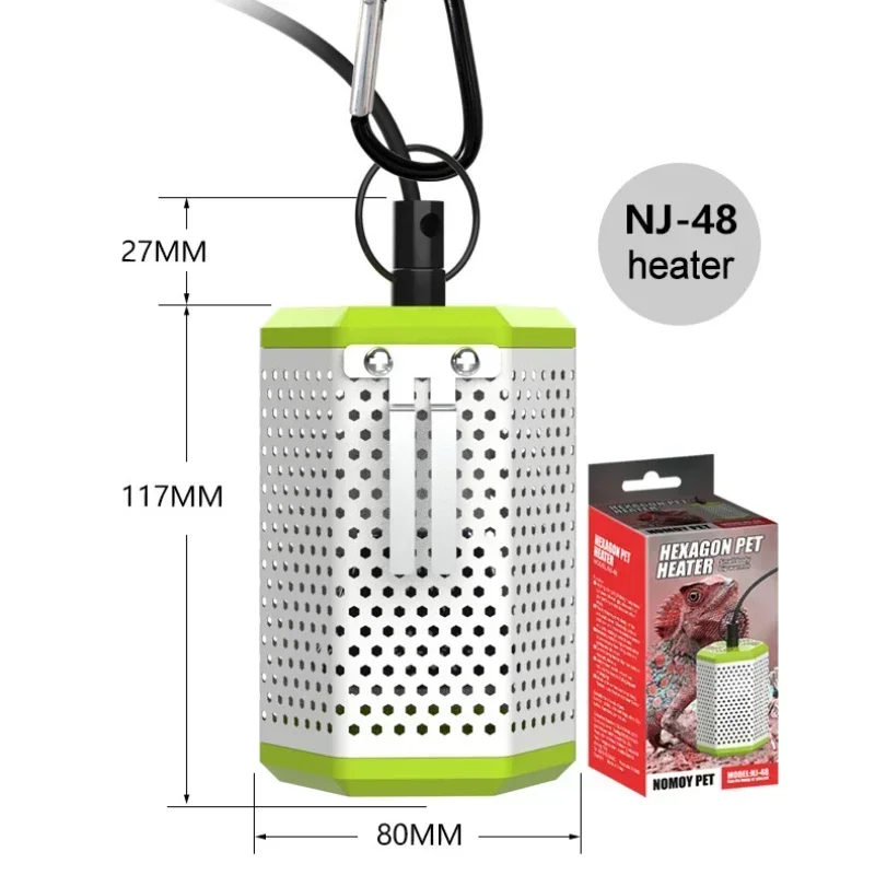 HighTemperature Resistant Lampshade Reptile Hexagonal Lamp Shade Parrot Turtle Heat Lamp Mesh Box Cage Reptile Accessories