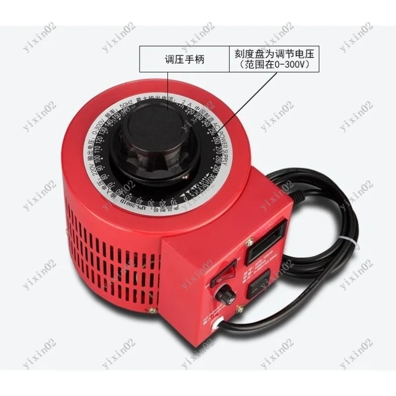 AC Voltage Regulator 220V Input 0-300V Output Adjustable Power Transformer