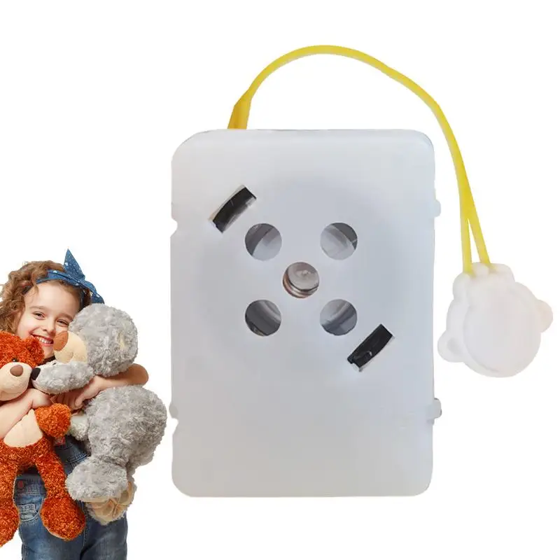 Stembox Opneembare geluidsmodule Knuffel Stemberichtrecorder Apparaat Knuffeldierpop Geluidsrecorder met heldere stem