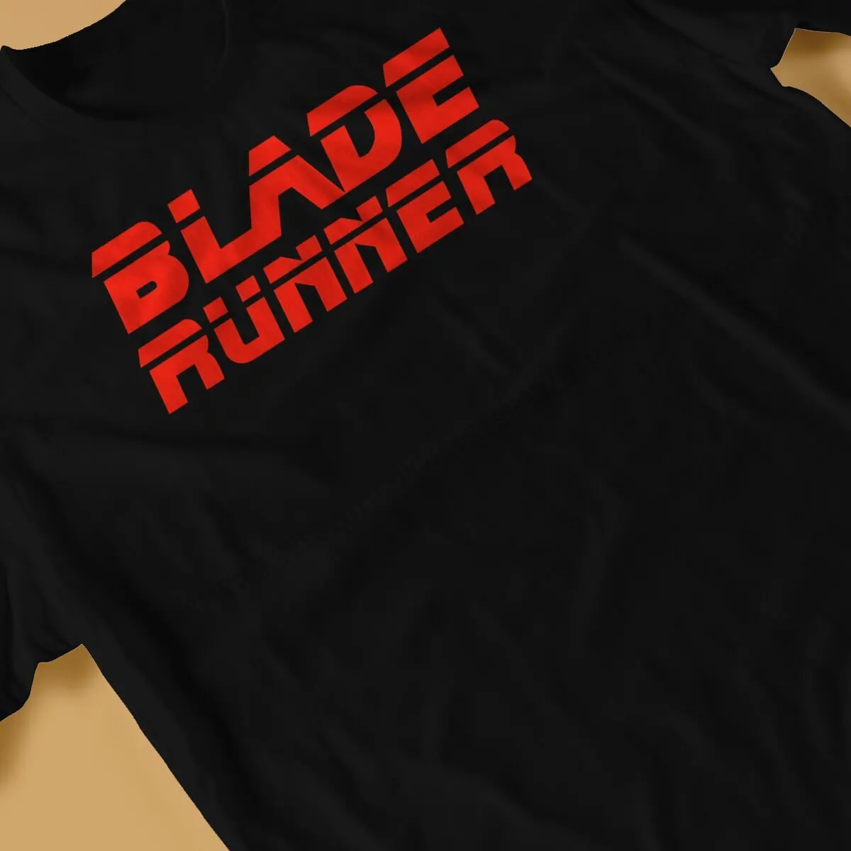 تي شيرت قطني برقبة دائرية للرجال ، عنوان عداء النصل ، ملابس صيفية