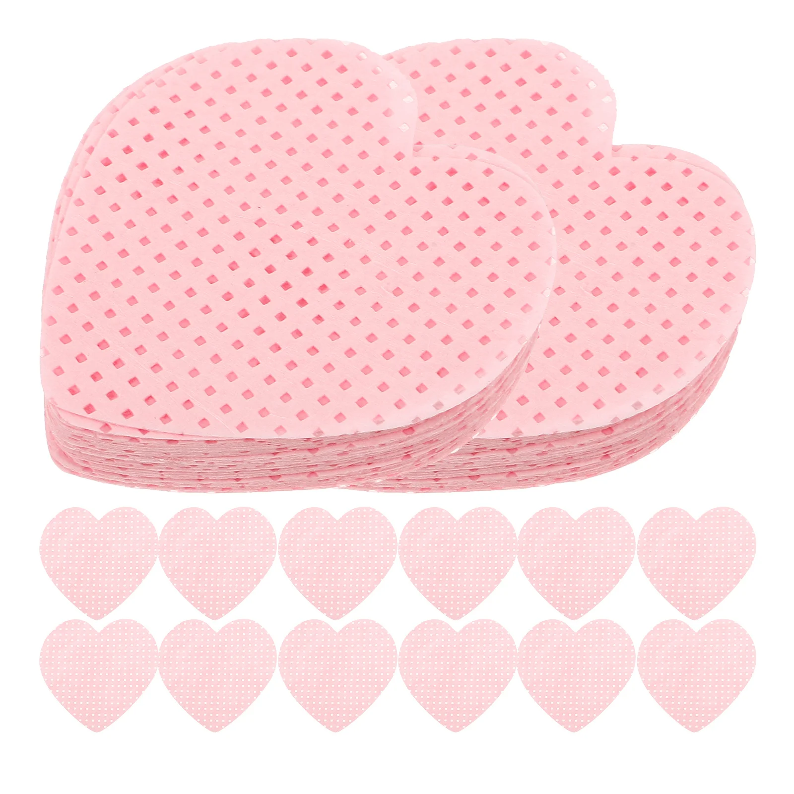 Nail Wipes Lint Free Nail Polish Remover Pads Heart Shaped For Gel Acrylic Dip Powder Removal Travel Size Makeup Wipes