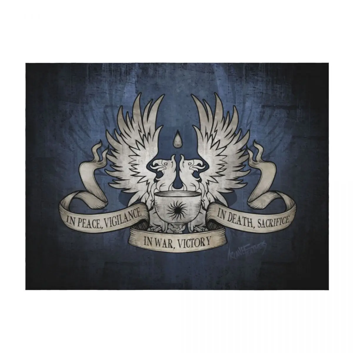 

Dragon Age: Grey Warden Motto Throw Blanket Cute Sofas Thermals For Travel Decorative Beds Blankets