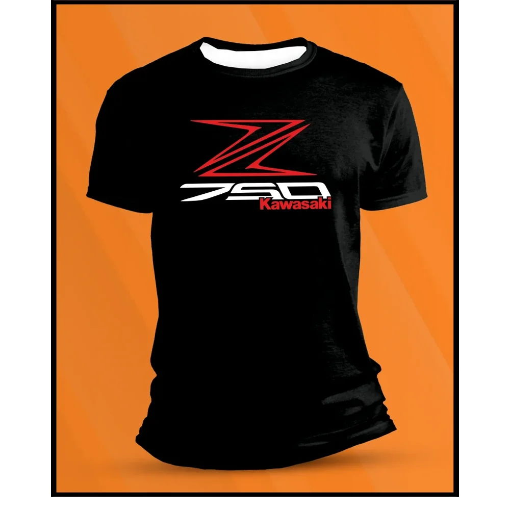 

Летний мужской кавасаки с круглым вырезом и короткими рукавами, повседневный простой дышащий быстросохнущий свободный и удобный спортивный топ с принтом