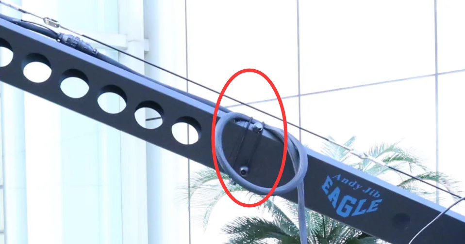 رافعة كاميرا Andy-jib 308 بطول 26 قدمًا بطول 8 أمتار لدعم الكاميرا