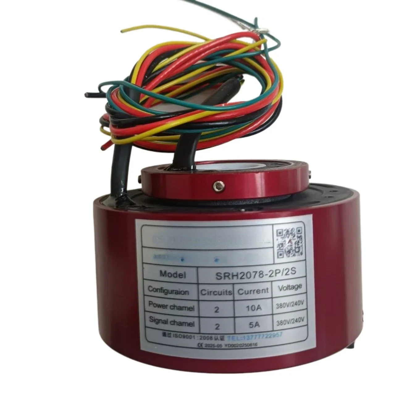 

Вращающееся на 360 градусов проводящее кольцо, коллекторное кольцо, 2 канала, 4 канала, 5A10A, аксессуары для автоматической упаковочной машины, сигнал тока