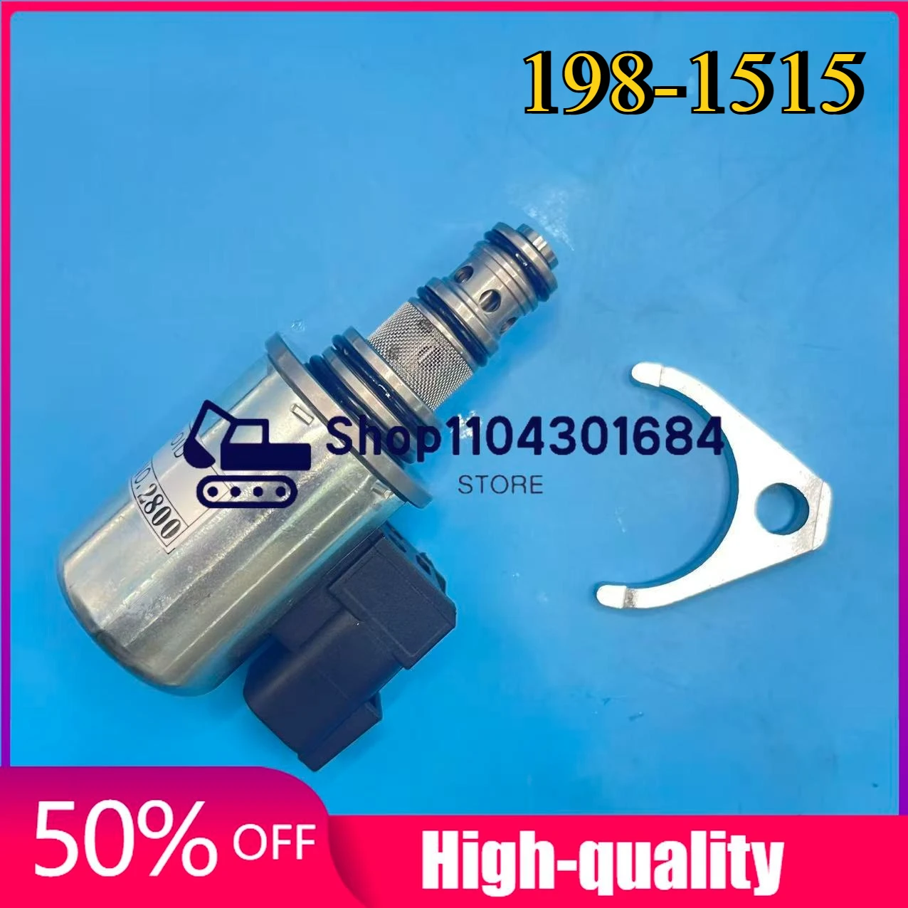 

198-1515 Solenoid Valve Solenoid for 420D 430D 432D 442D 446D Excavator Parts