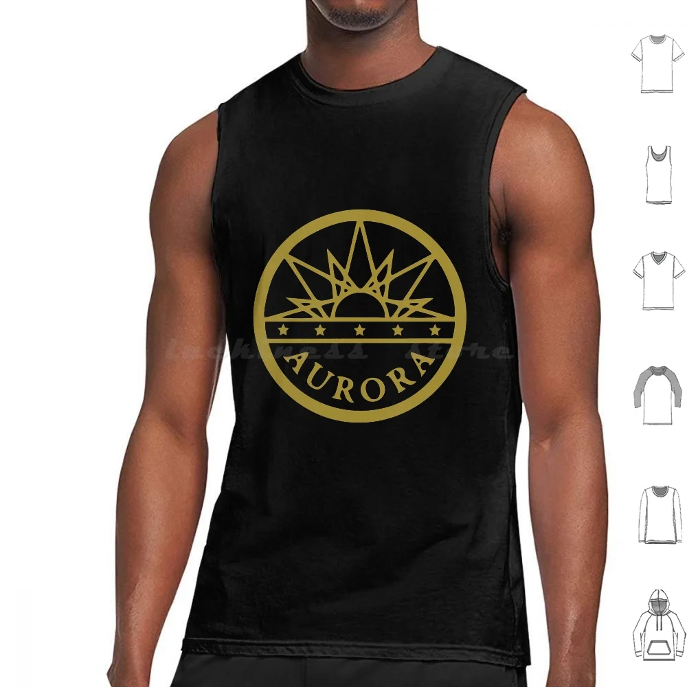 Seal Of Aurora , Colorado Tank Tops Vest Sleeveless Us America United States American Washington North Usa State Seal Flag