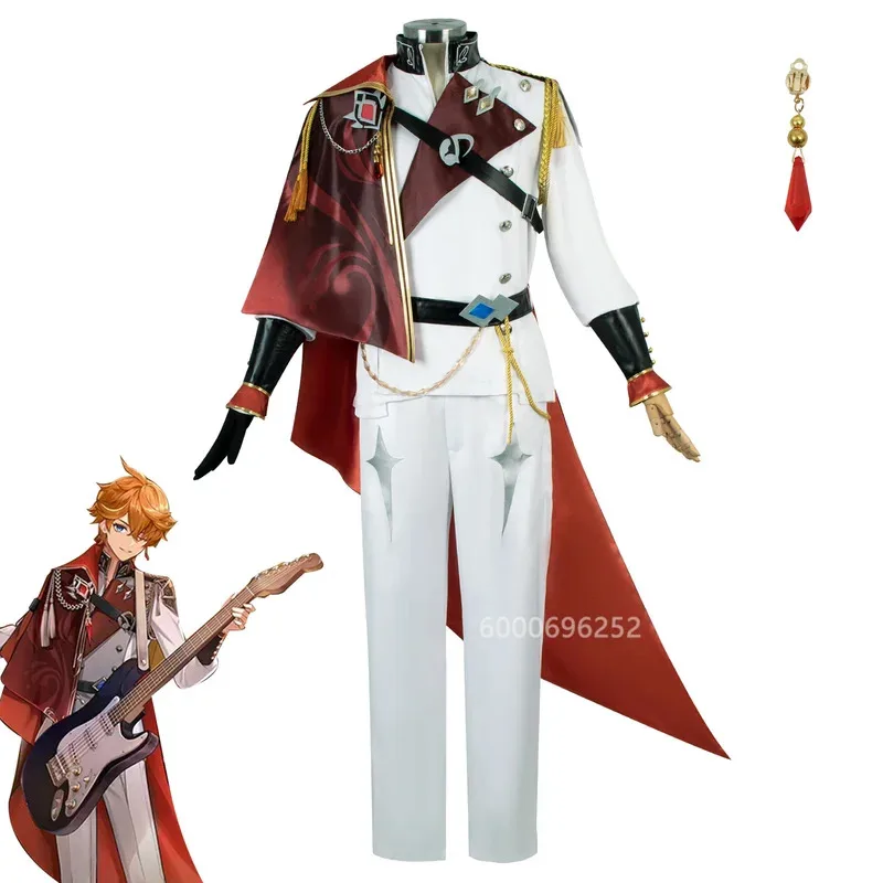 

Tartaglia Costume Genshin Impact Concert Cosplay Games Anime Costumes Halloween Costumes Full Set Outfit for Men New Arrival