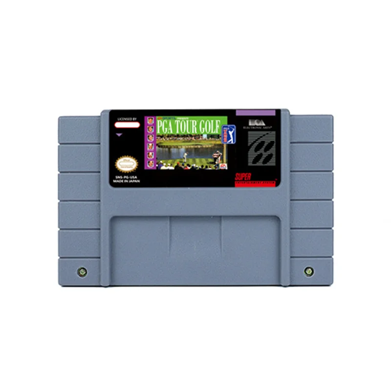 PGA Tour Golf RPG Game for SNES 16 BitRetro Cart Children Gift