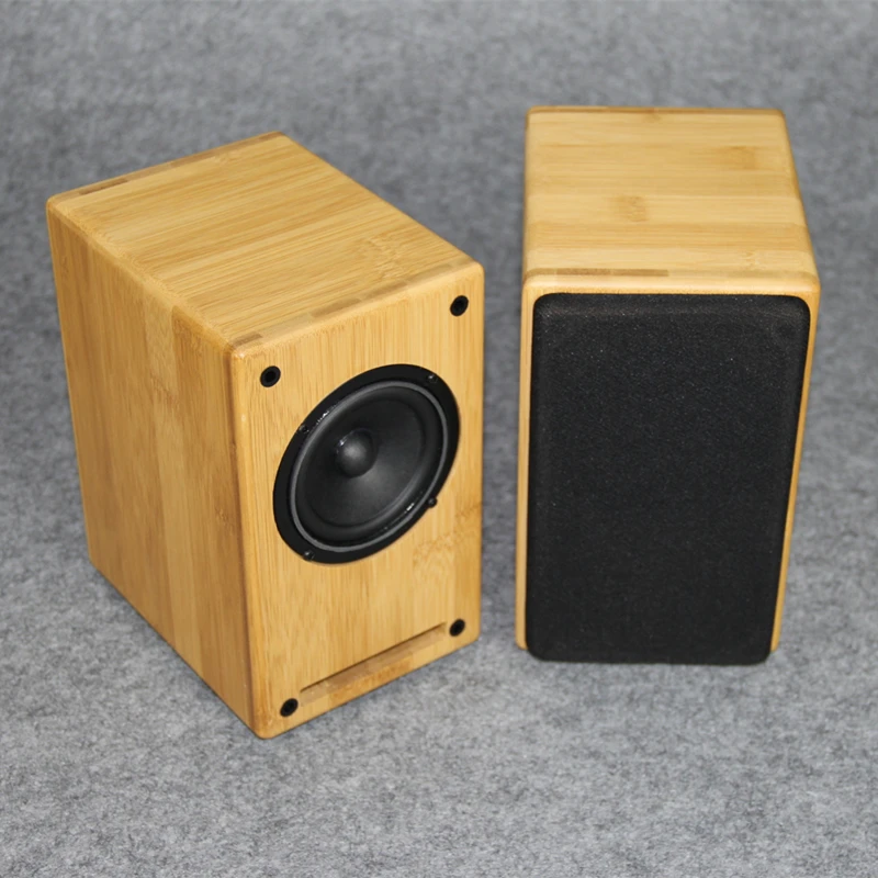 1 pair Passive speaker solid wood 3-inch fever level subwoofer high-quality wood labyrinth Bookshelf Diy Computer Audio Car Spea