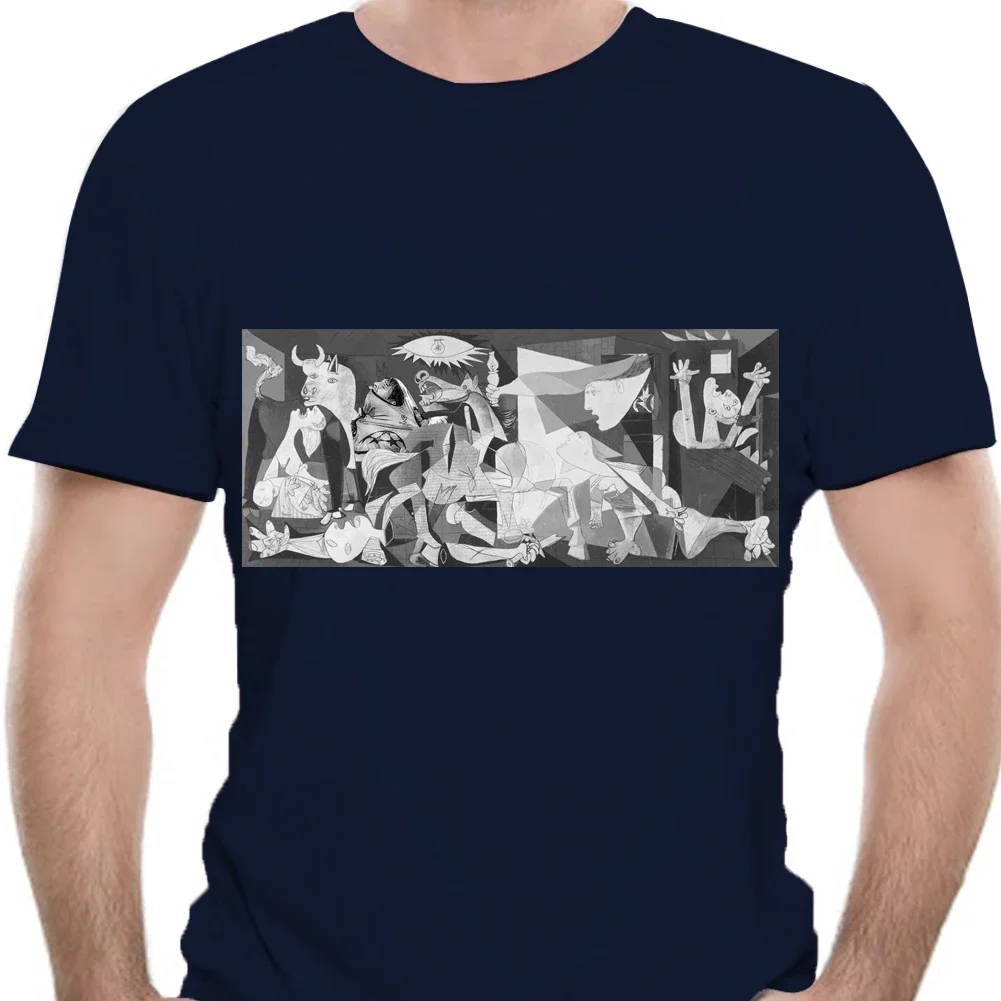 Men Clothing Leonardo Da Vinci Vincent Van Gogh Rembrandt T Shirt Men Men Tshirt T-shirt Pablo Picasso Guernica