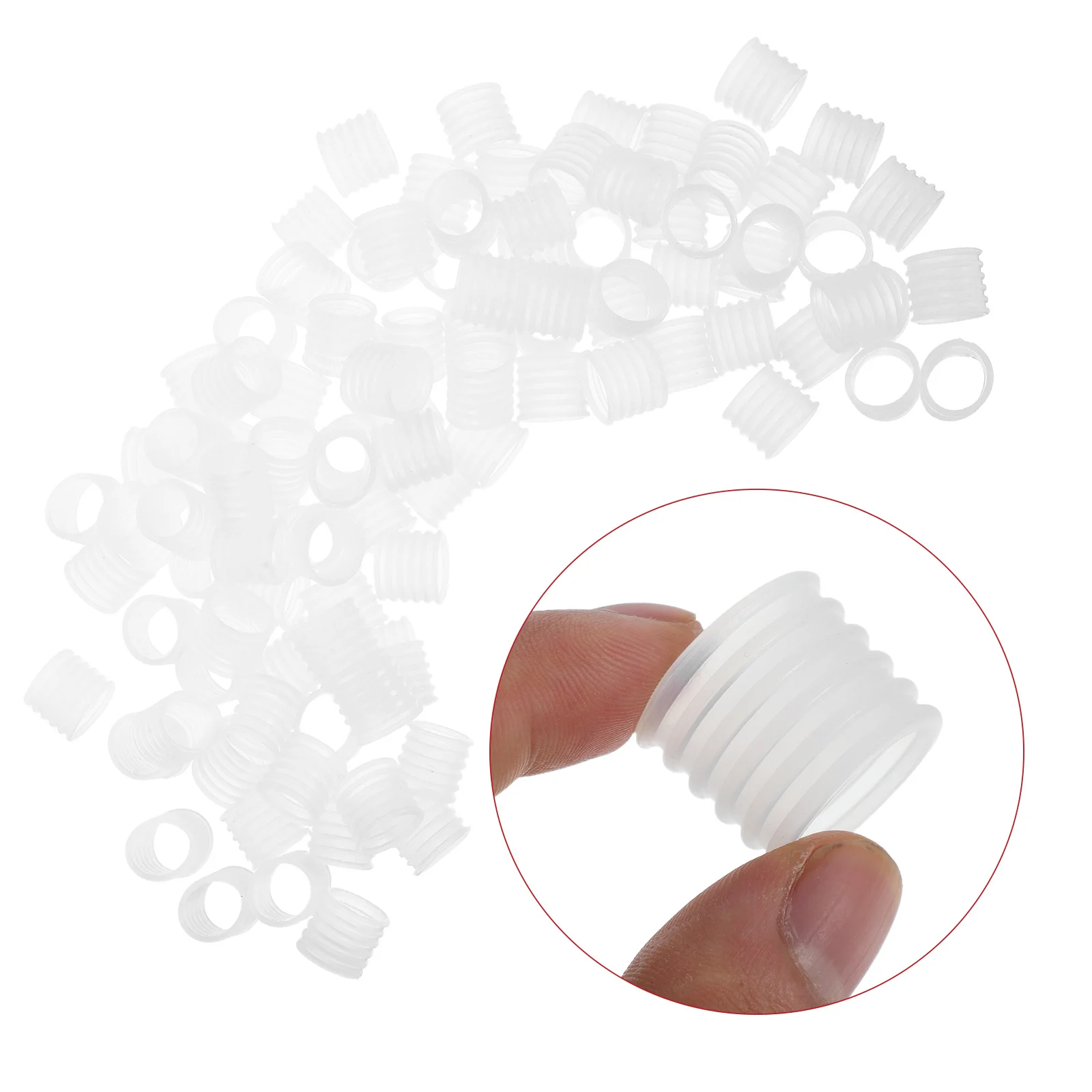 

100Pcs Anti-Skid Hanger Grip Accessories Gentle on Fabrics Universal Compatibility Wooden Hangers Closet Organizer Supplies