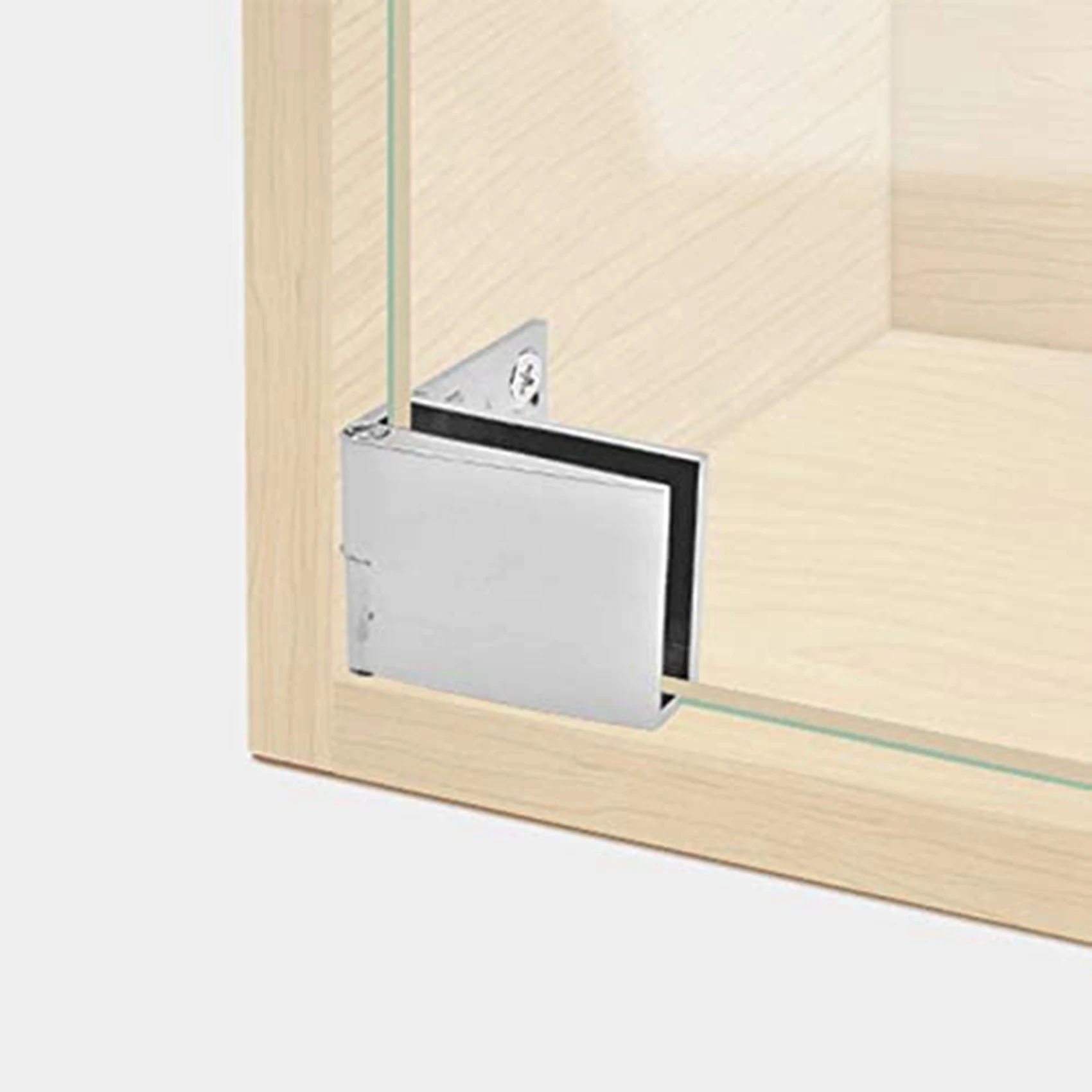 AB11-16 Pack Glass Door Hinges Glass Cabinet Door Hinge Glass Wine Cabinet Hinge Glass Display Hinge