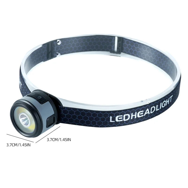 Headlamp Headlight Multipurpose-Mini LED Portable Camping Light Type-C Hat Clip Outdoor Emergency Light Running Working Lamp